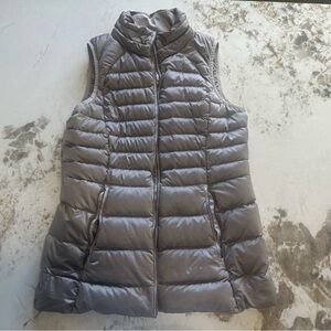 lululemon athletica Shimmering Silver Puffer Vest